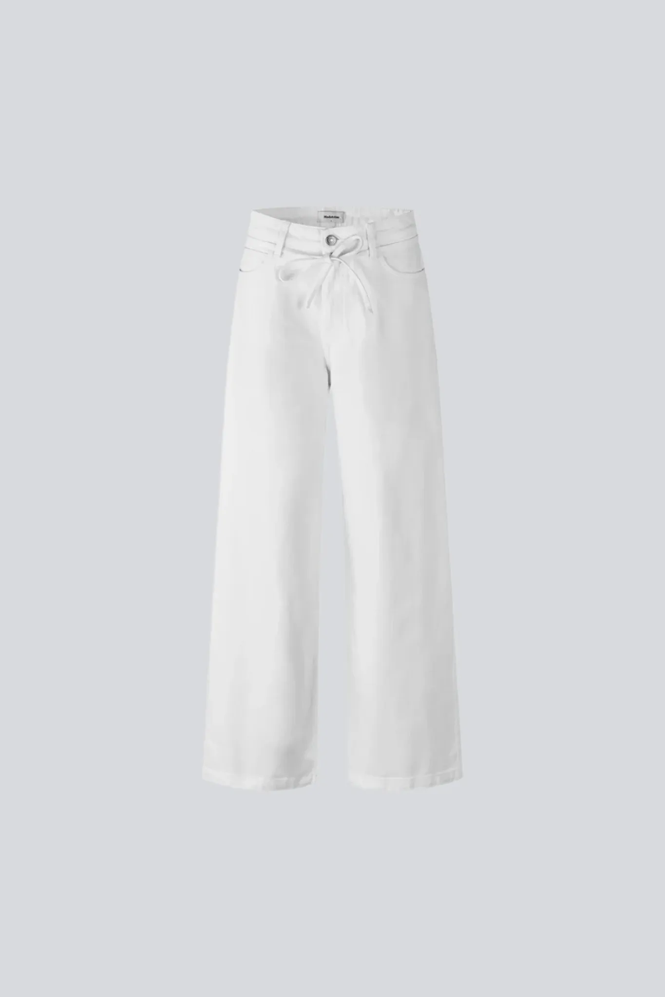 ISOLDE SOLID PANTS - SOFT WHITE