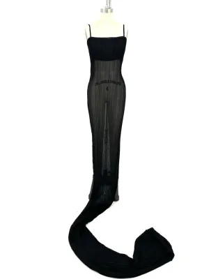 Issey Miyake Chiffon Plissé Layered Dress