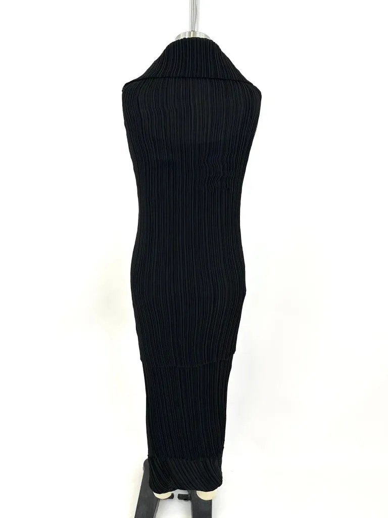 Issey Miyake Chiffon Plissé Layered Dress