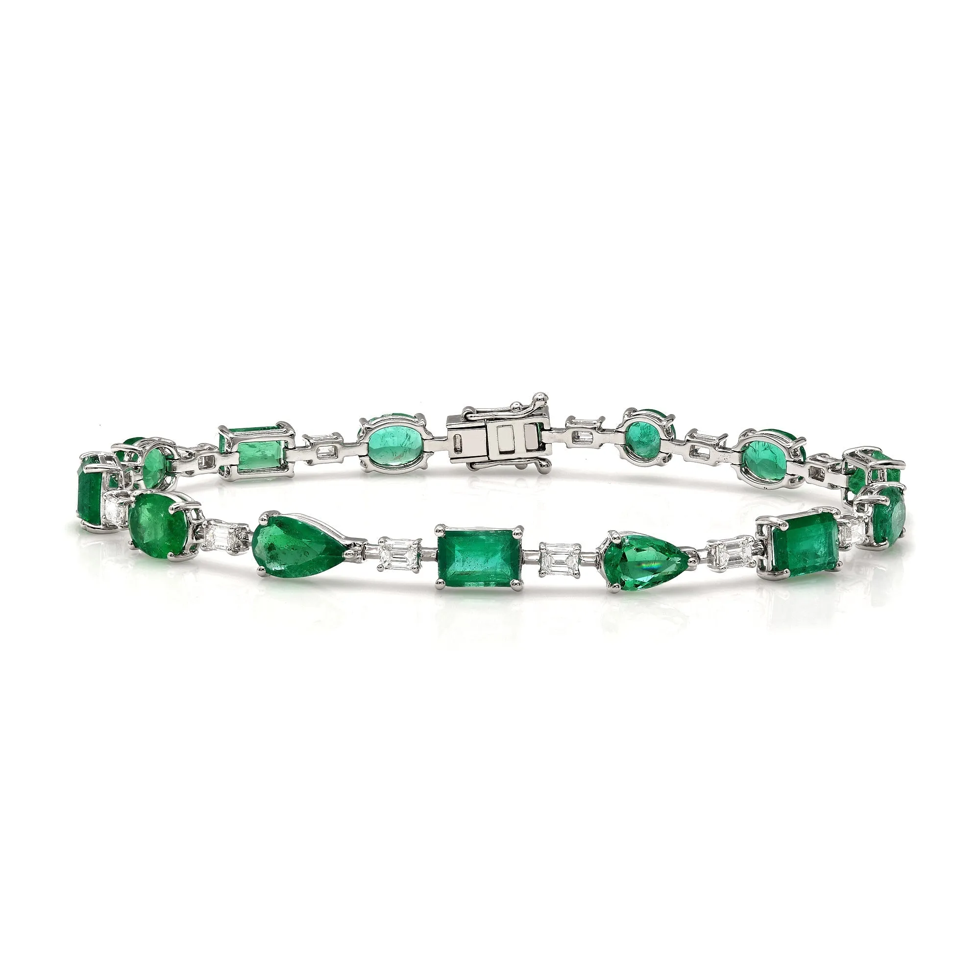Ivy Grande Emerald Tennis Bracelet