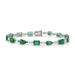 Ivy Grande Emerald Tennis Bracelet