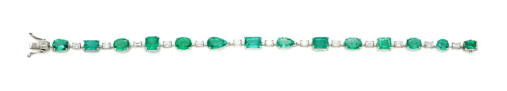Ivy Grande Emerald Tennis Bracelet