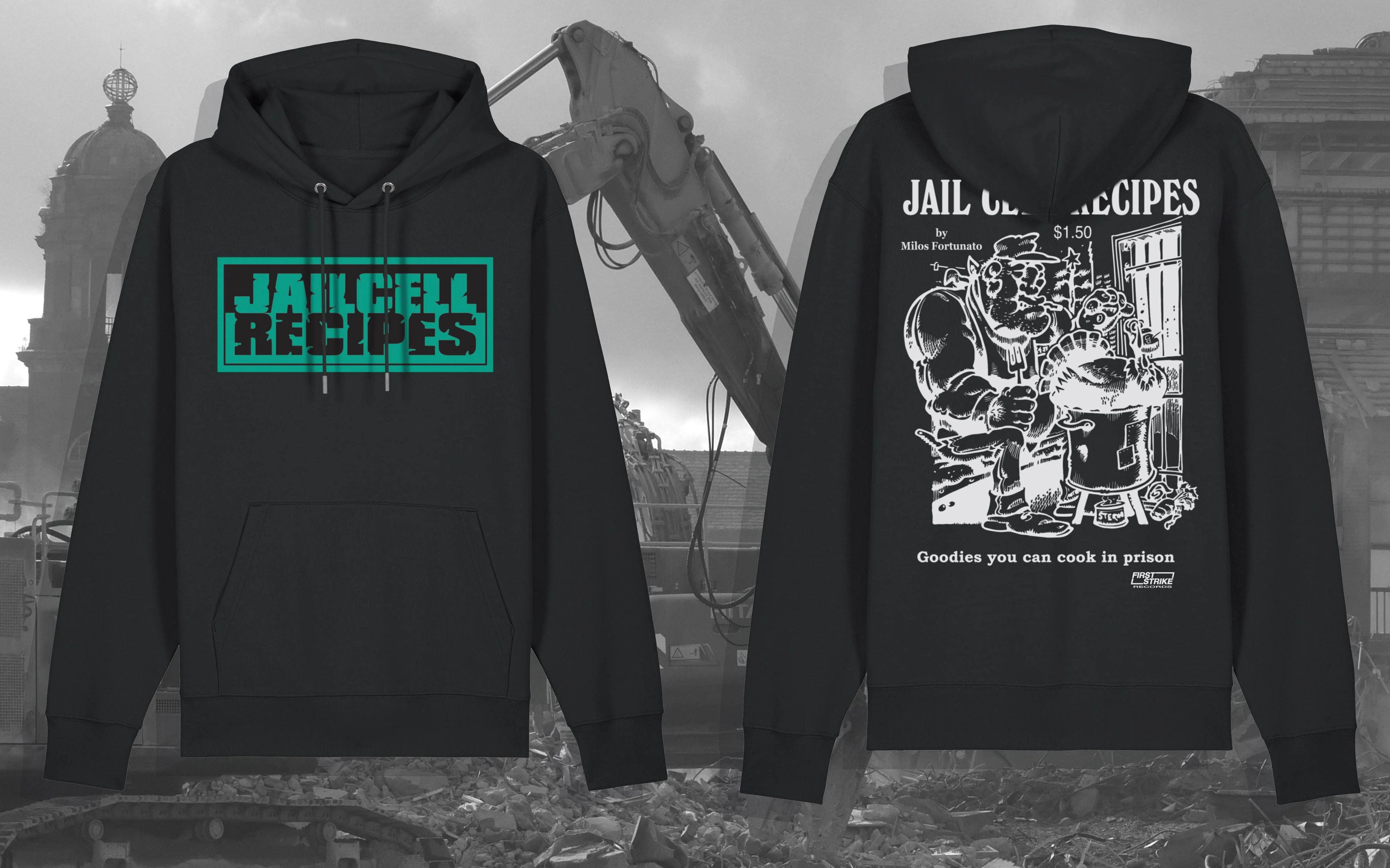 JAILCELL RECIPES x Stanley/Stella Cruiser 2.0 Hoody Black