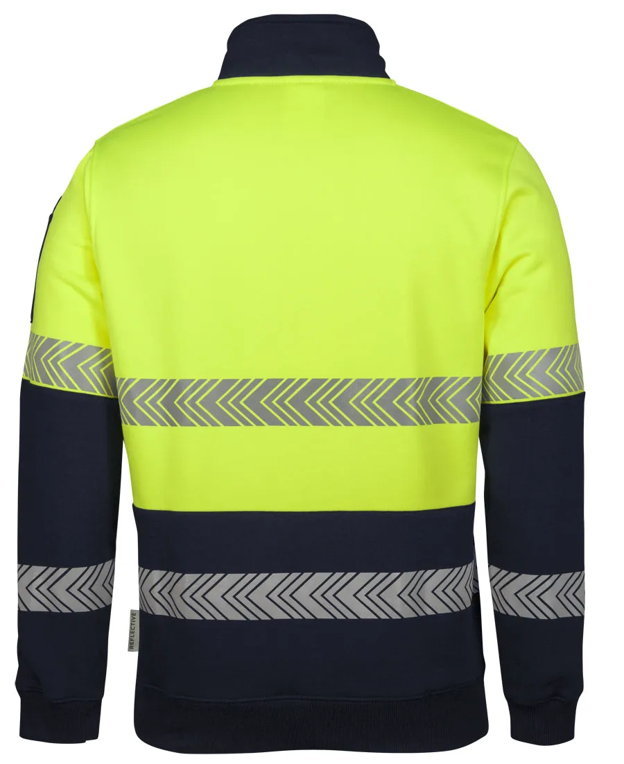 JB's Wear Hi Vis 1/2 Zip Segmented Tape Fleecy - 6HZS