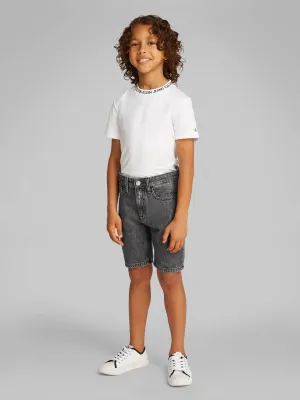 JEANS CORTO SOFT BLACK