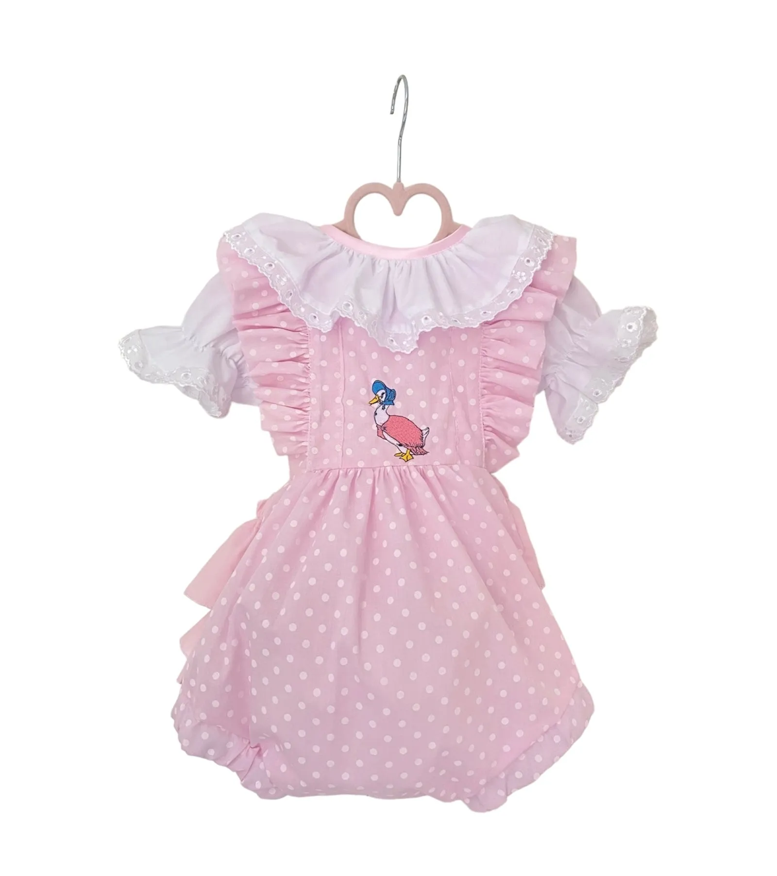 Jemima Puddleduck Two Piece Frilly Romper Set