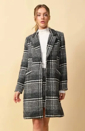 JK8 PLAID DRESSY JACKET