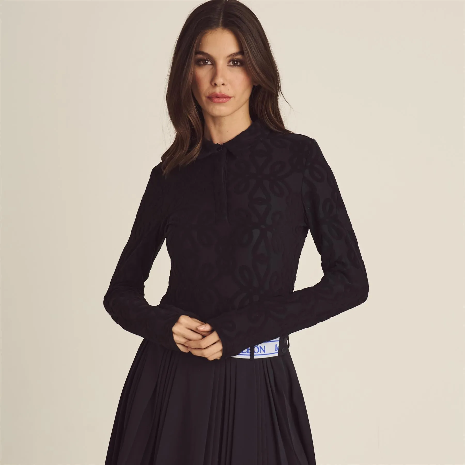 Joelle Pleated Skirt Black