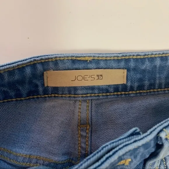 Joe’s Jeans NWT Andrea Blue Frayed Hem Jean Shorts