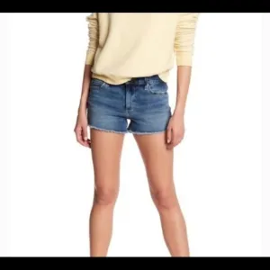 Joe’s Jeans NWT Andrea Blue Frayed Hem Jean Shorts