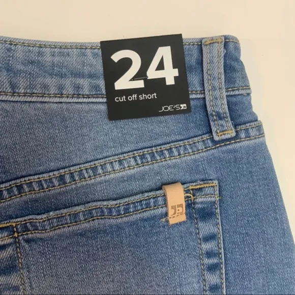 Joe’s Jeans NWT Andrea Blue Frayed Hem Jean Shorts