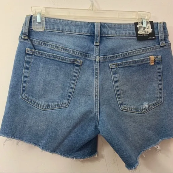 Joe’s Jeans NWT Andrea Blue Frayed Hem Jean Shorts
