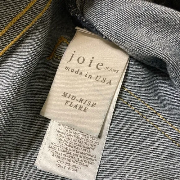 Joie | Women’s Mid-Rise Flare Dark Wash Jeans
