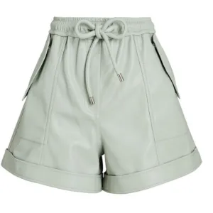 JONATHAN SIMKHAI Doah Vegan Leather Shorts