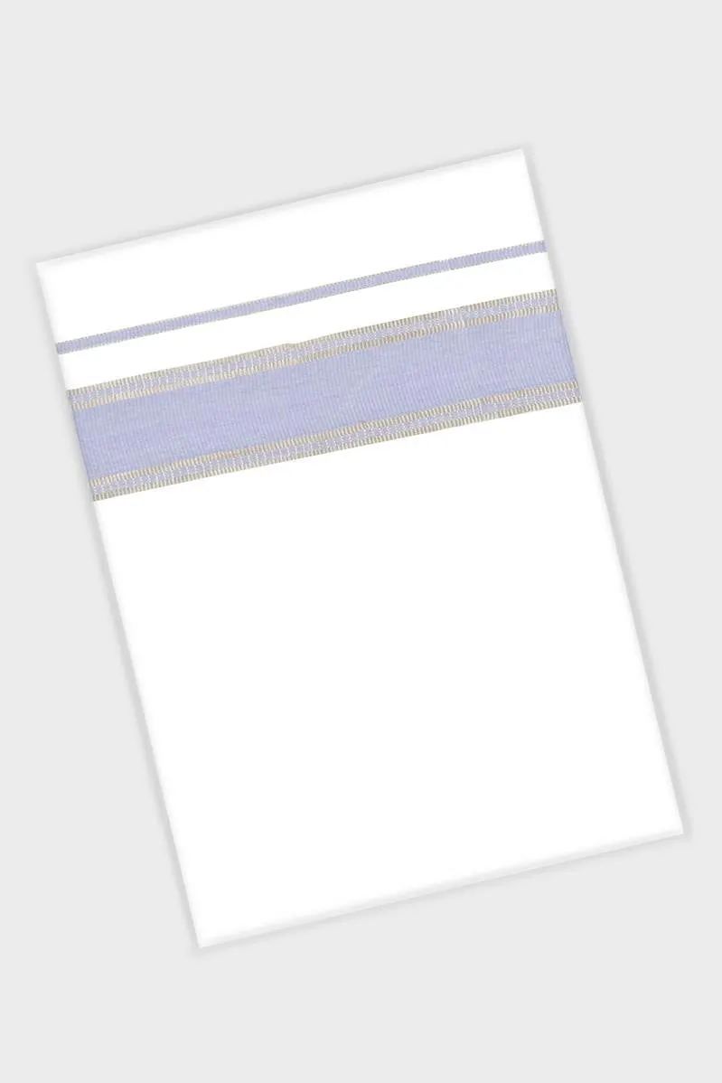 Julian Yadav - Light Lavender Smooth Cotton Double Layered Dhoti With Fancy Borders | Uathayam