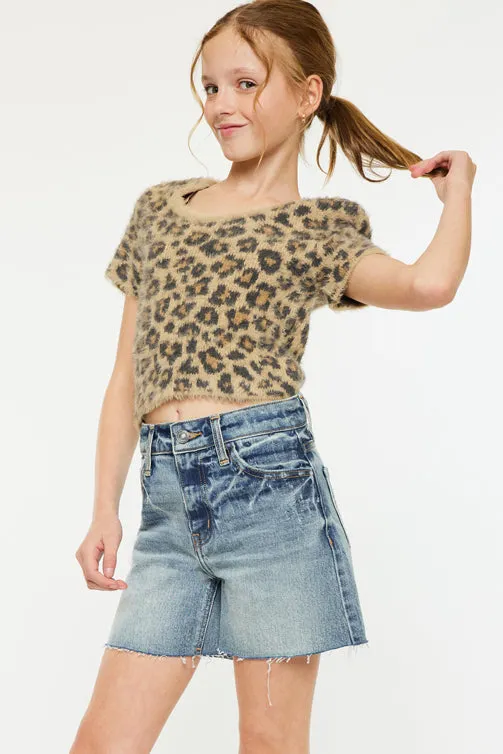 Junie High Rise Kids Shorts