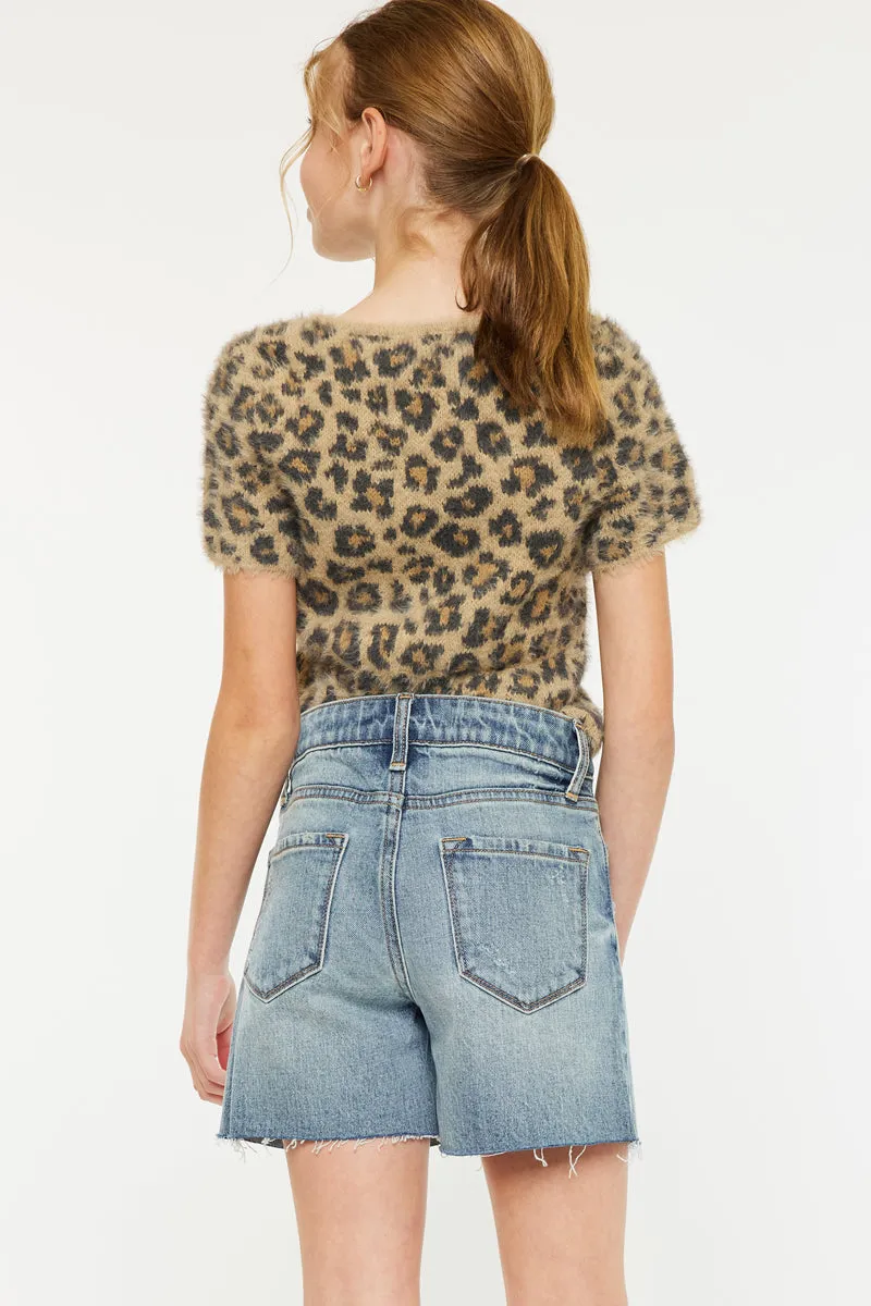 Junie High Rise Kids Shorts