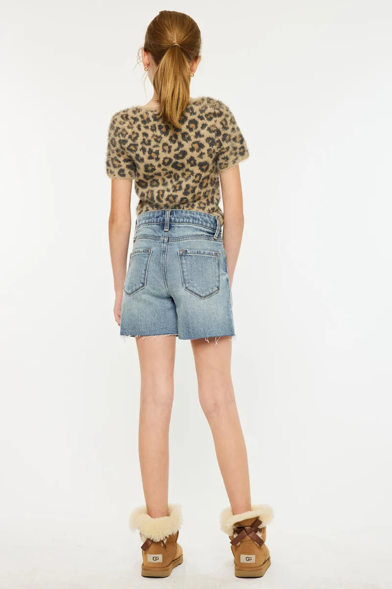 Junie High Rise Kids Shorts