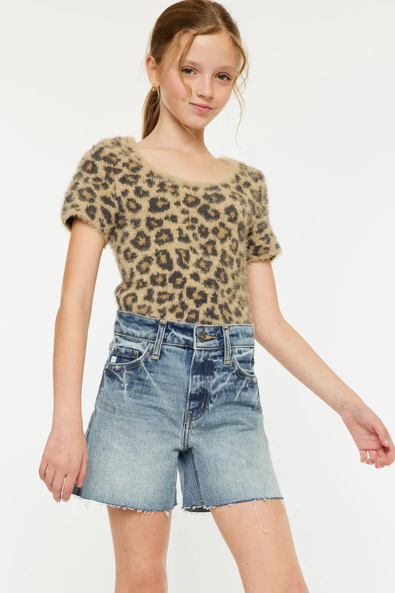 Junie High Rise Kids Shorts