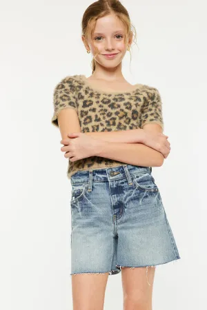 Junie High Rise Kids Shorts
