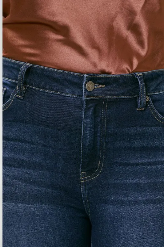 Kan Can Plus High Rise Flare Jeans