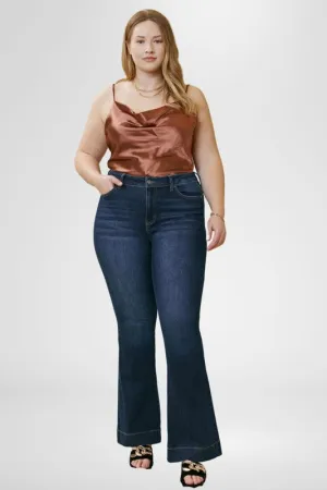 Kan Can Plus High Rise Flare Jeans