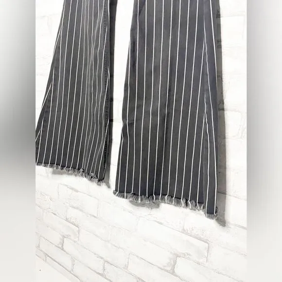 KanCan Lura High Rise Flare Jeans Pinstripe Flare