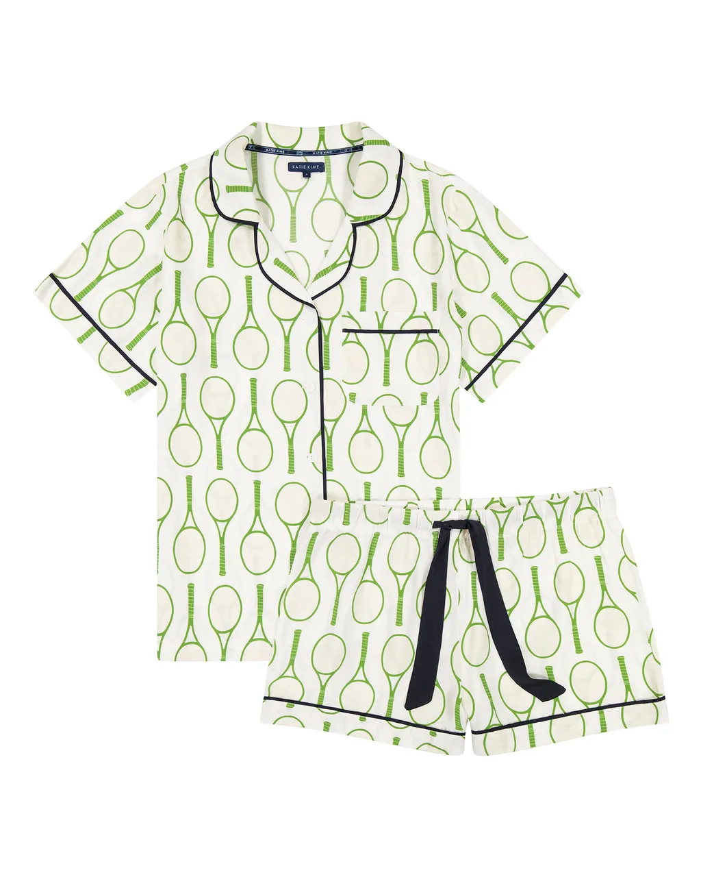 KATIE KIME Tennis Time PJ Shorts Set