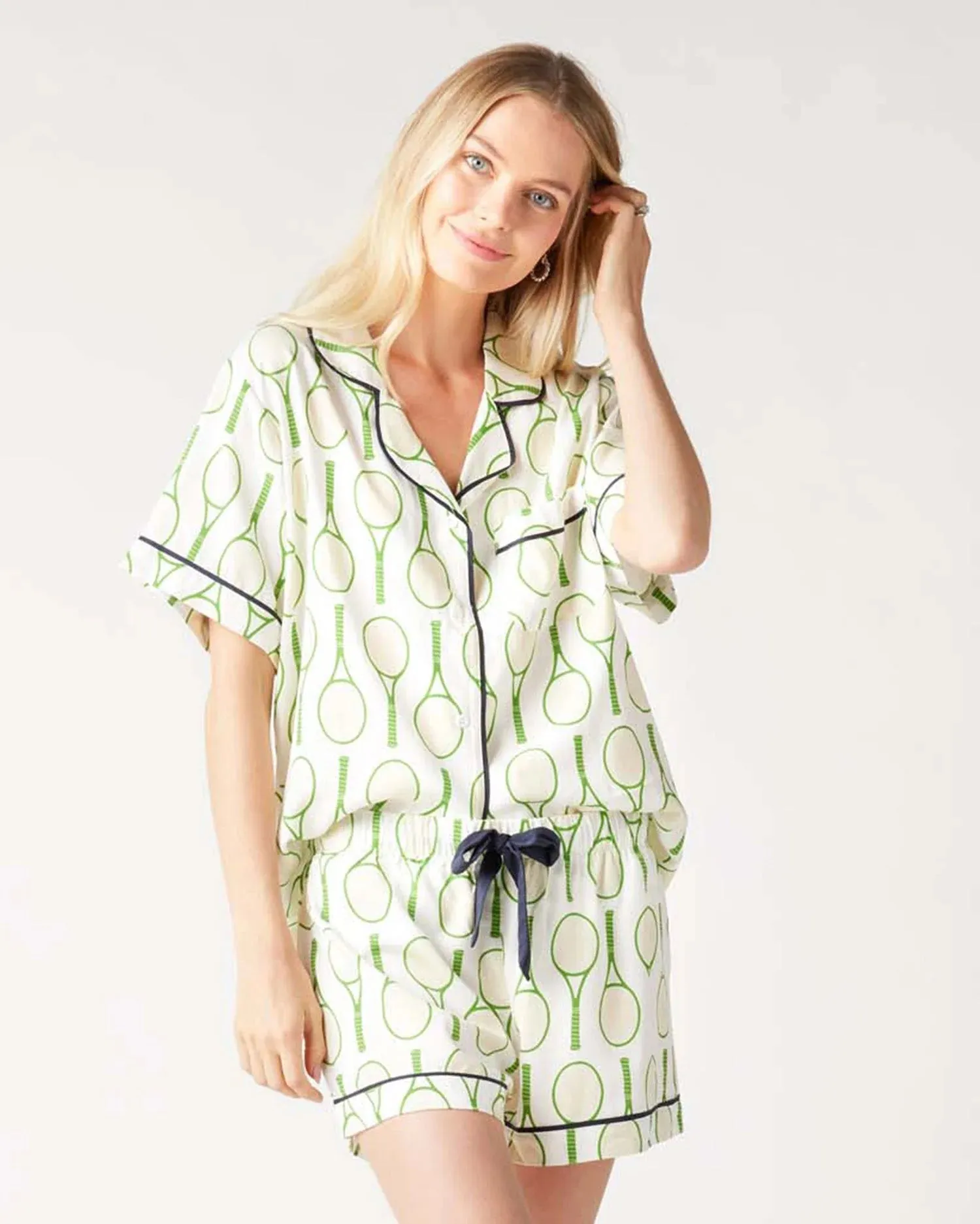 KATIE KIME Tennis Time PJ Shorts Set