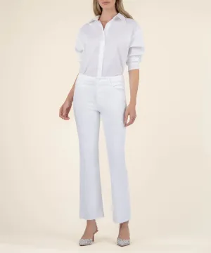 Kelsey Ankle Flare (Optic White)