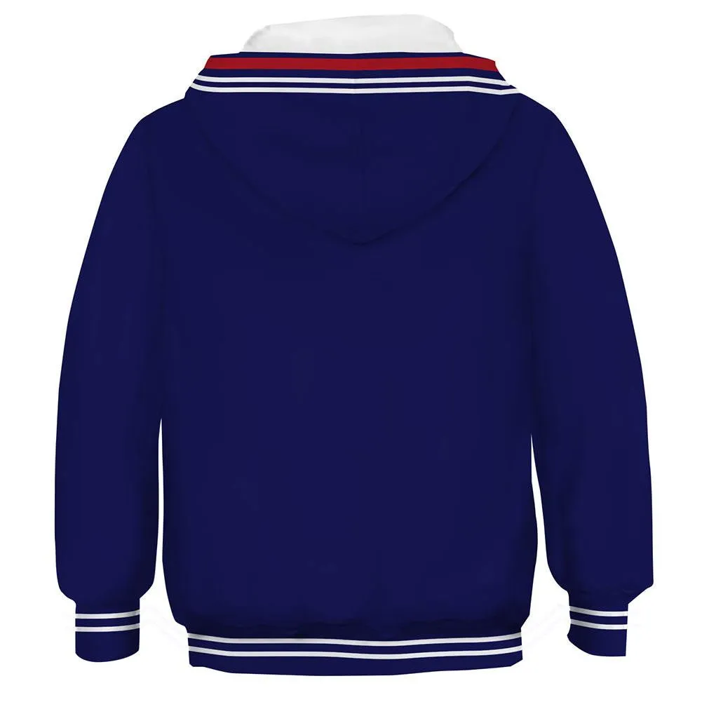 Kids Scoops Ahoy Steve Harrington Hoodies Stranger Things Pullover 3D Print