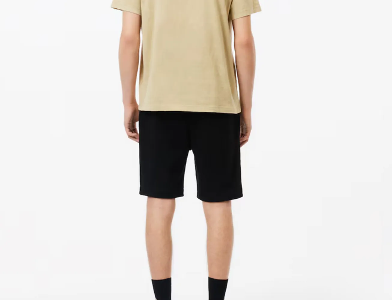 Lacoste Men's Regular Fit Fleece Shorts Black GH9627-51-031