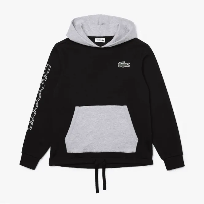 Lacoste Sh1574 Croc Hoodie Black