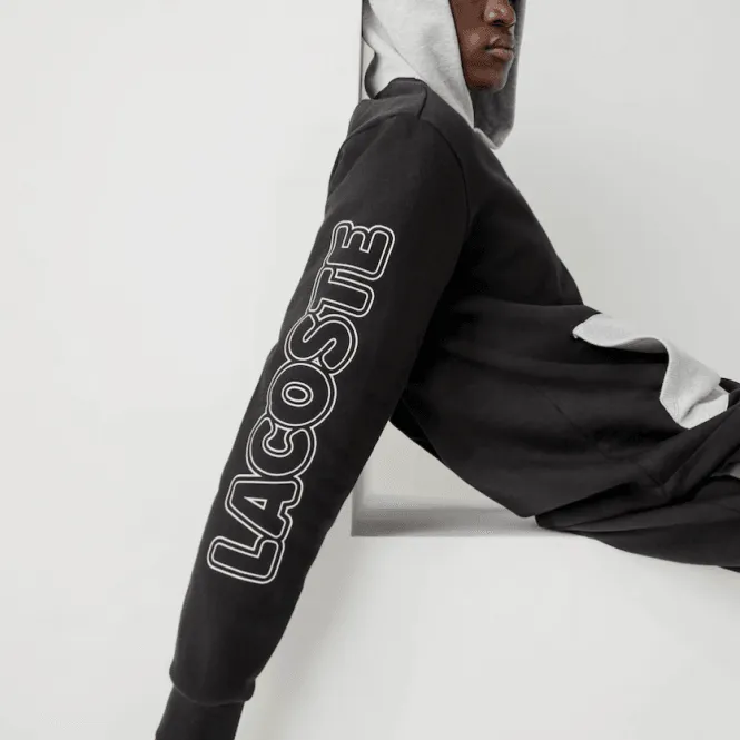 Lacoste Sh1574 Croc Hoodie Black