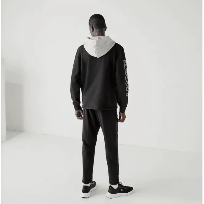 Lacoste Sh1574 Croc Hoodie Black