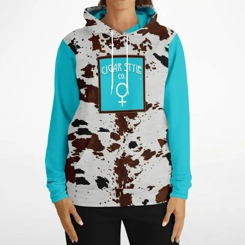 Ladies Cowhide Hoodie