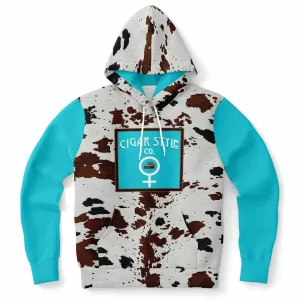 Ladies Cowhide Hoodie