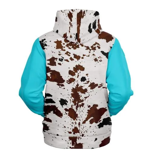 Ladies Cowhide Hoodie
