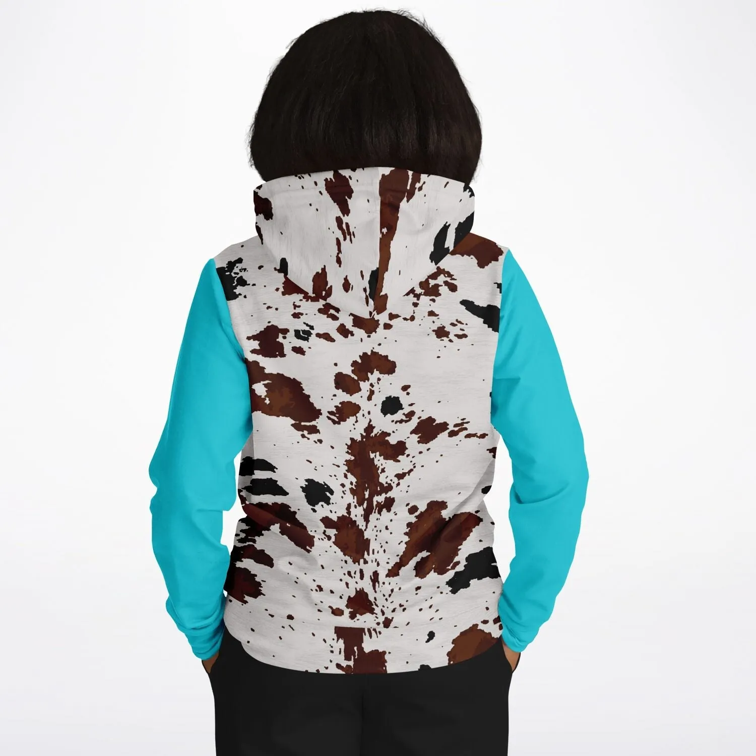 Ladies Cowhide Hoodie