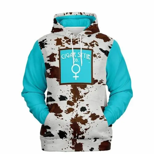 Ladies Cowhide Hoodie