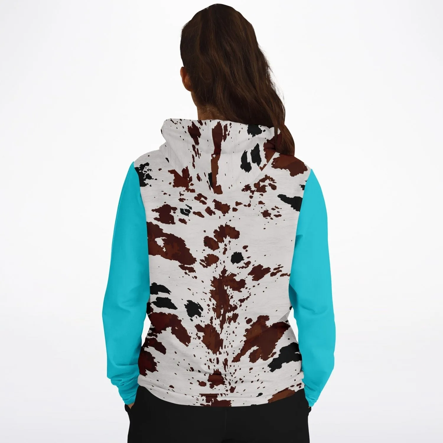 Ladies Cowhide Hoodie