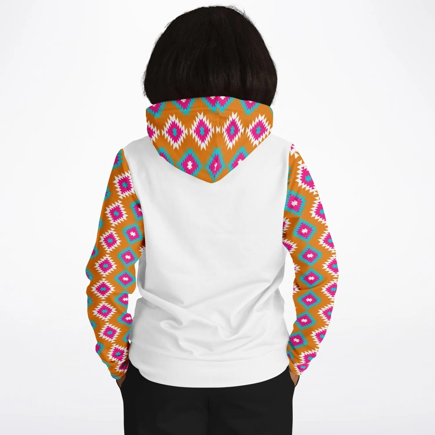 Ladies Pink Western Hoodie
