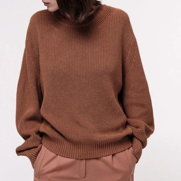 LANIUS Damen Grobstrick Pullover