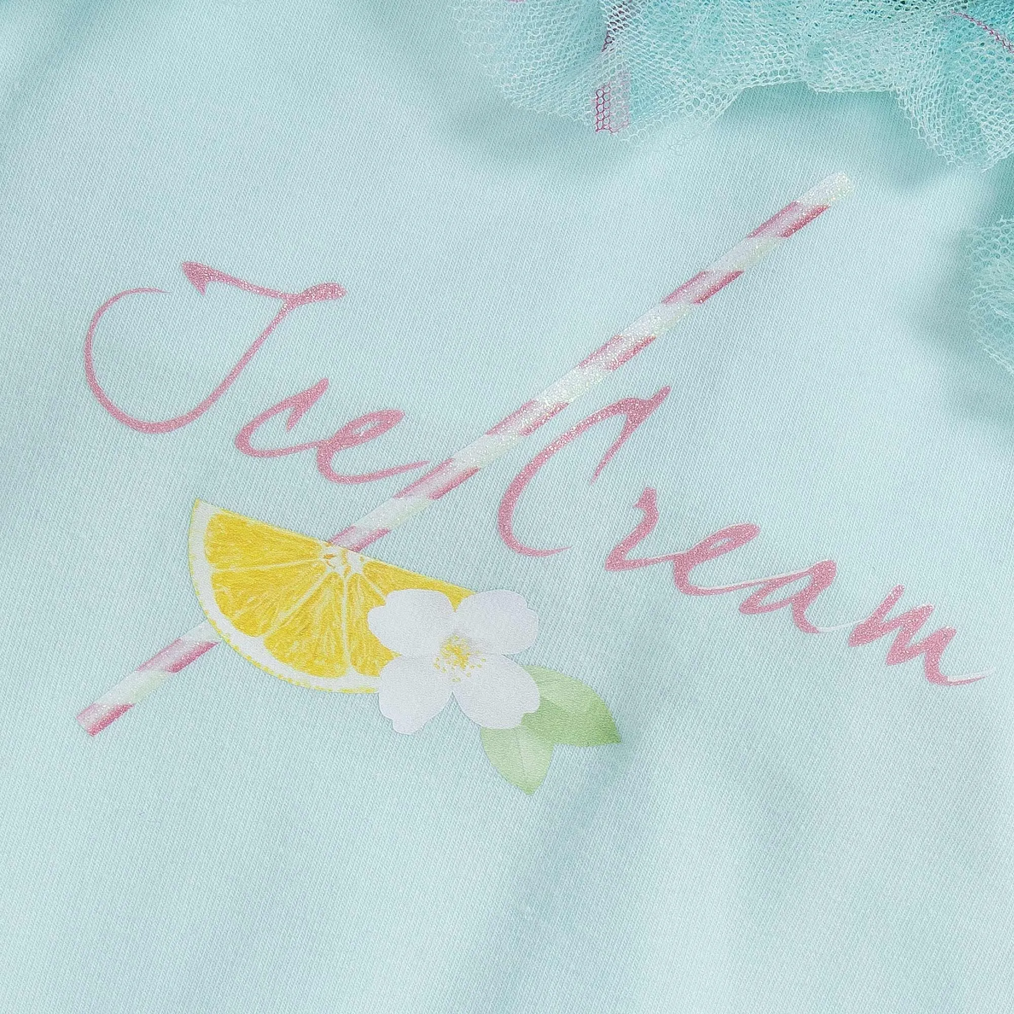 Lapin House Layered Tulle Ice Cream Dress - Mint