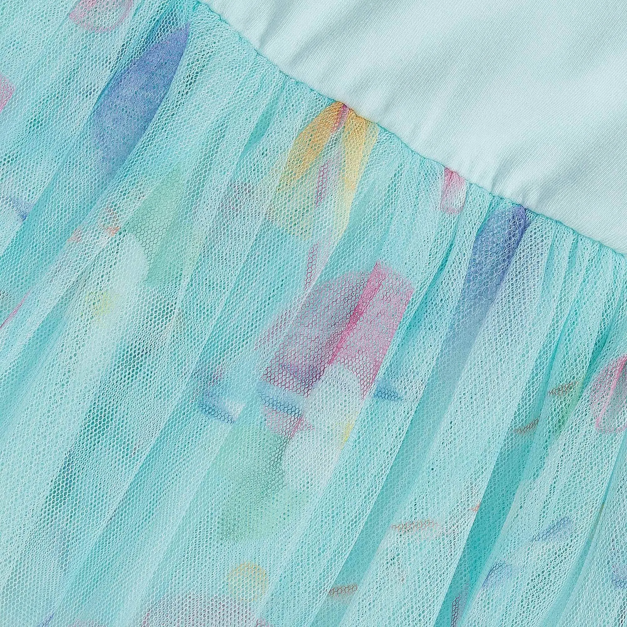 Lapin House Layered Tulle Ice Cream Dress - Mint