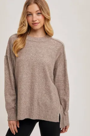 Latte Soft Knit Sweater