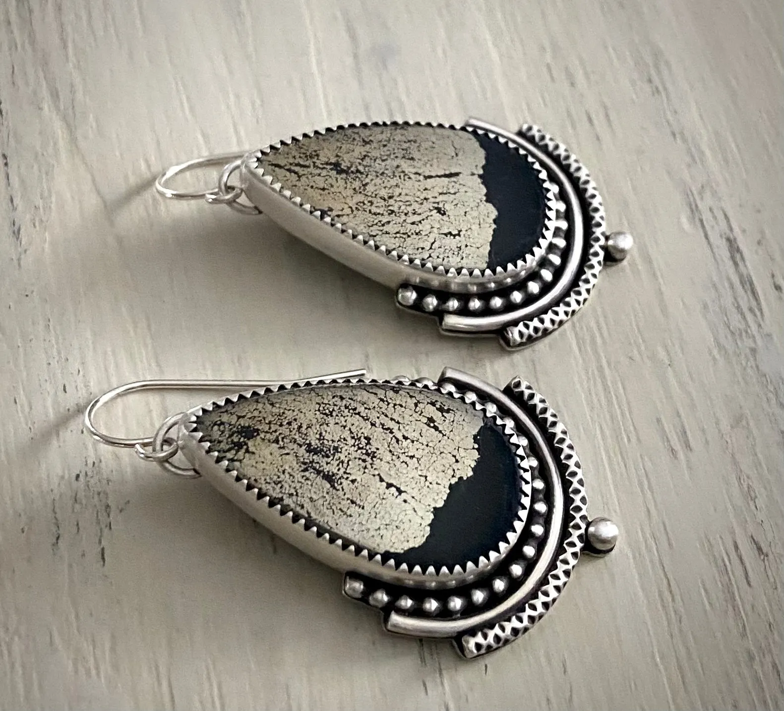 Layered Apache Gold Earrings