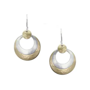 Layered Cutout Discs Earring