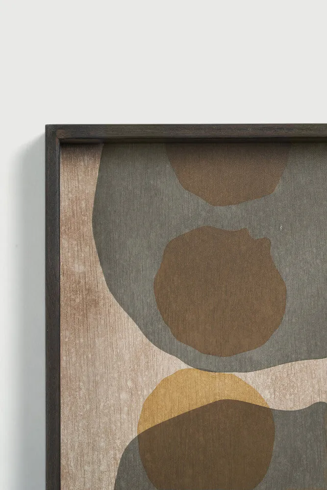 layered dots glass tray