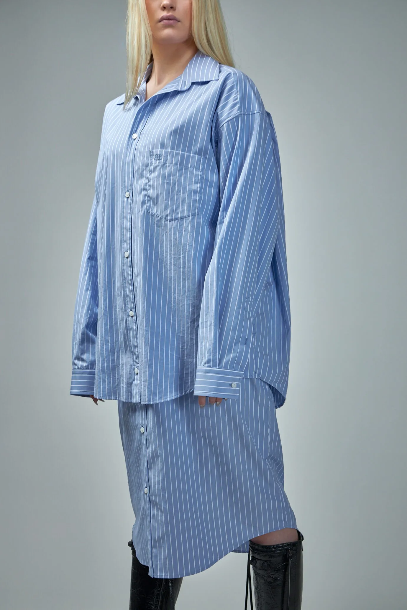 Layered Shirt Dress